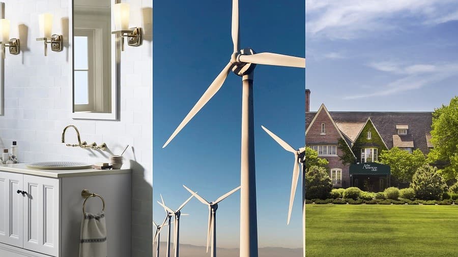 les 3 entités du groupes Kohler