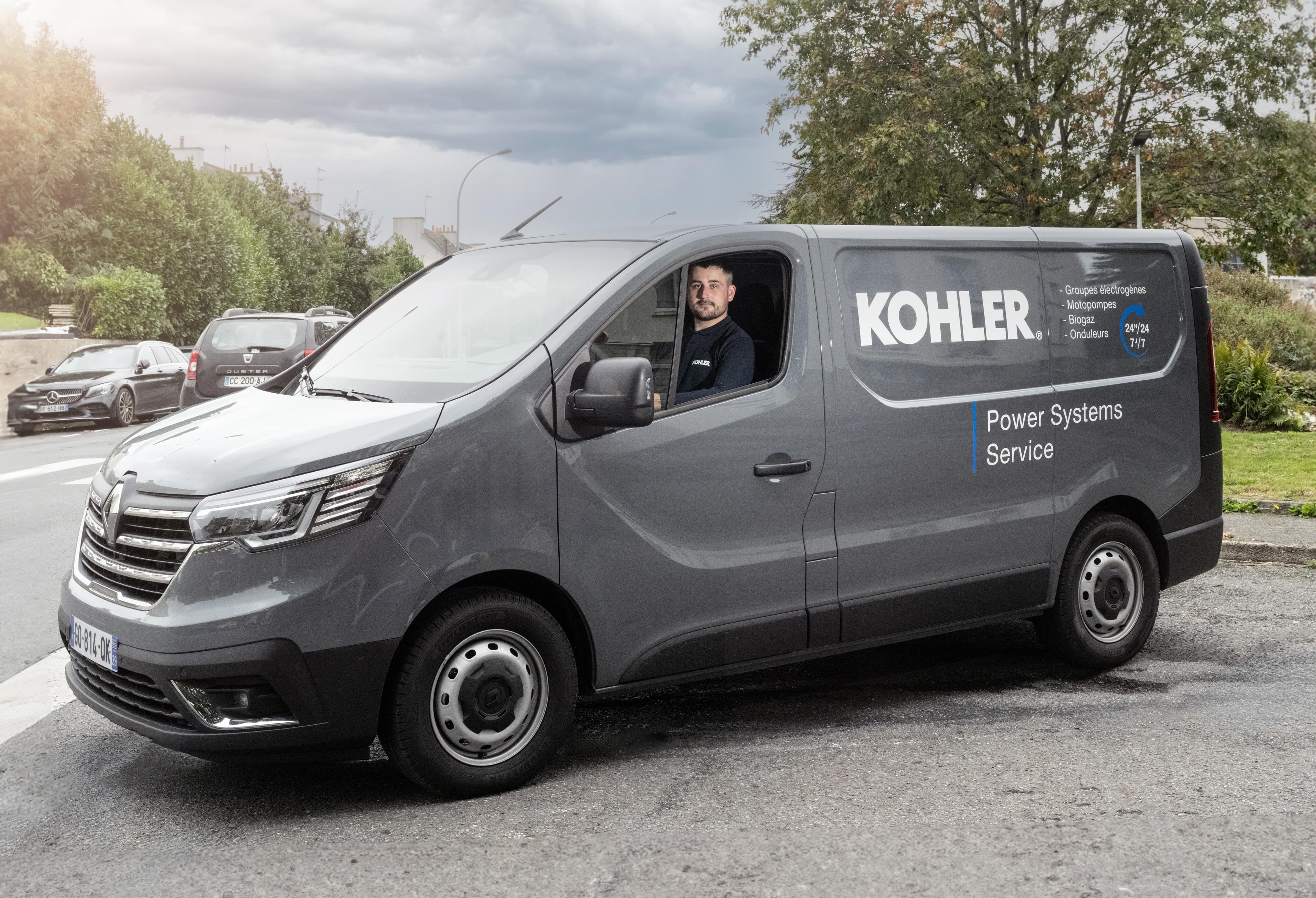 Véhicule d'intervention de Kohler service : assistance, dépannage, rénovation